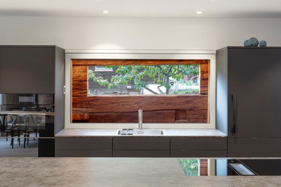 Umbau Stall bzw. Wohnhaus im Goms - Küche