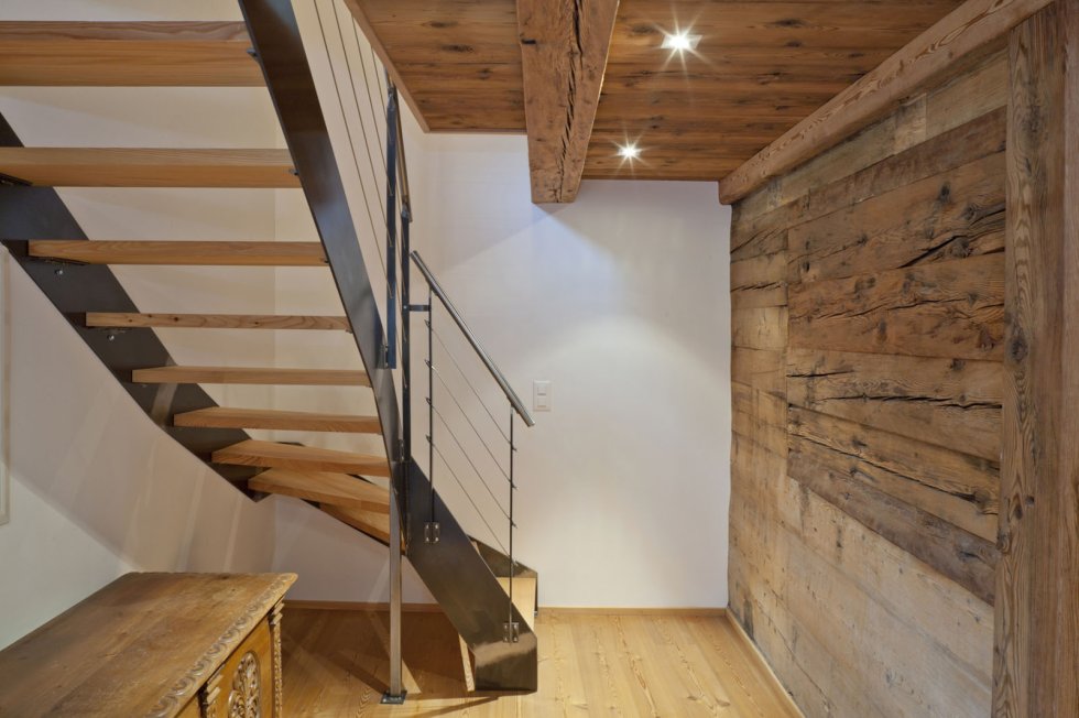 Umbau Stall bzw. Wohnhaus im Goms - Eingangsbereich