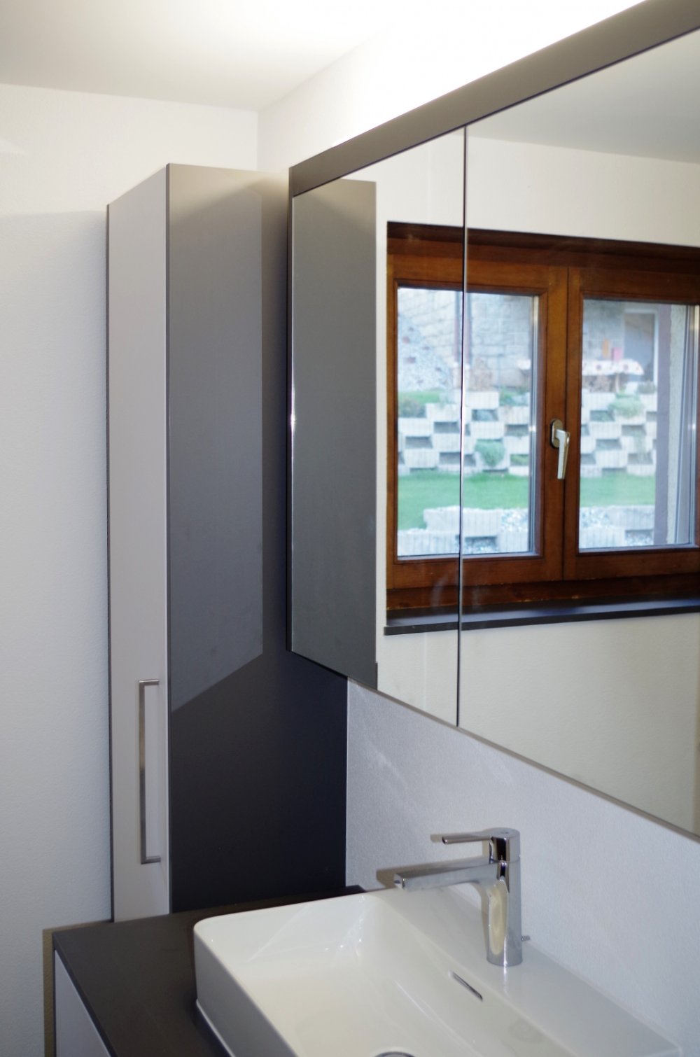 Umbau Stall bzw. Wohnhaus im Wallis - Badzimmer