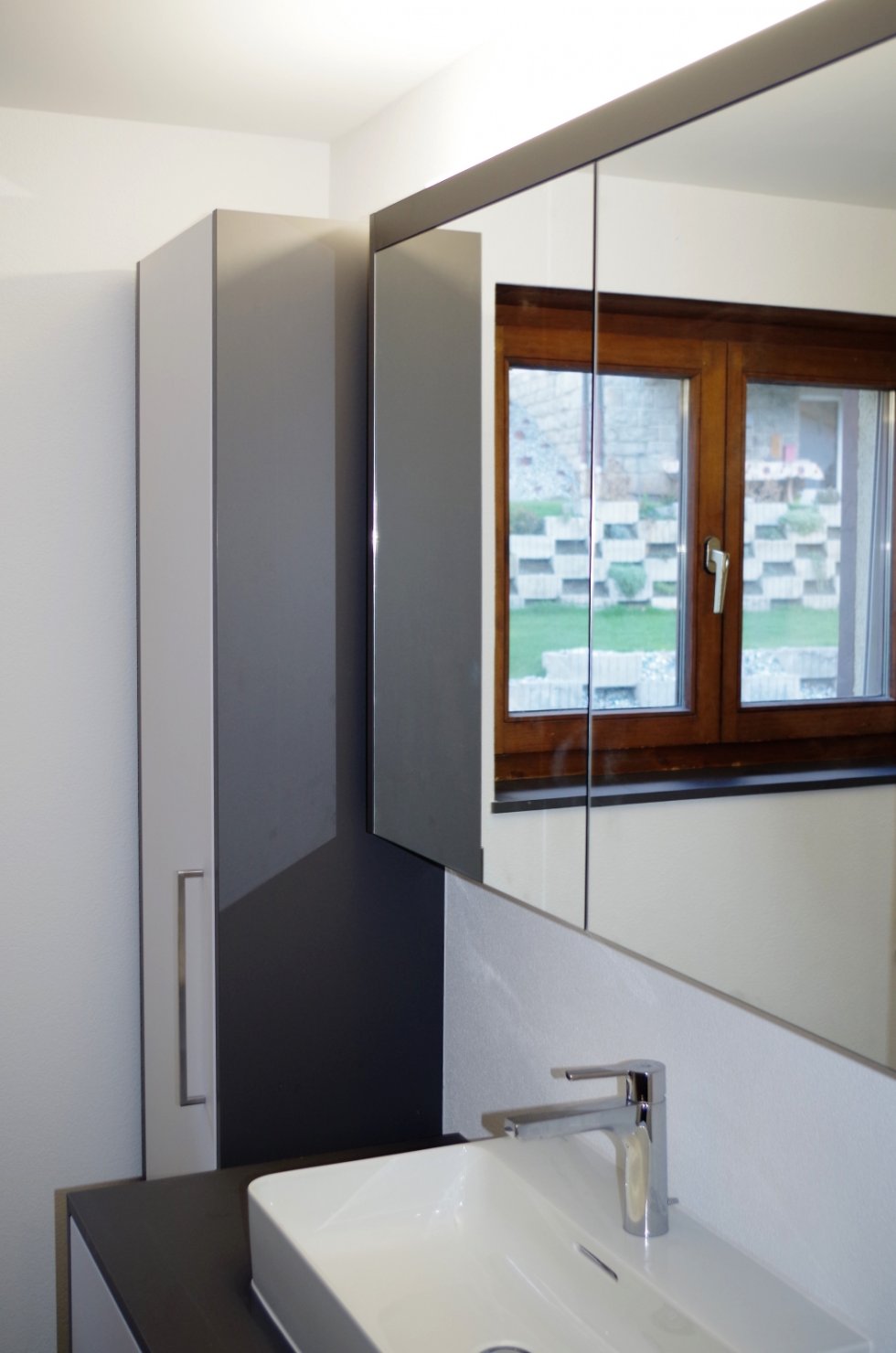 Umbau Stall bzw. Wohnhaus im Wallis - Badzimmer