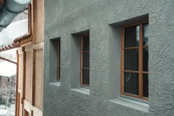 Umbau Stall bzw. Wohnhaus im Goms - Fassade