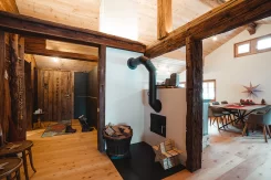 Umbau Stall bzw. Wohnhaus im Goms - Wohnbereich