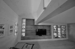 Umbau Stall bzw. Wohnhaus im Goms - Wohnbereich