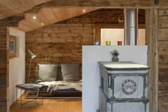 Umbau Stall bzw. Wohnhaus im Goms - Wohnbereich