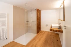 Umbau Stall bzw. Wohnhaus im Goms - Badezimmer